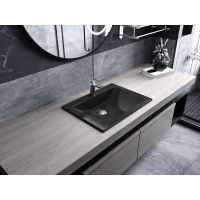 Умывальник накладной Status Brest Low 60 Black