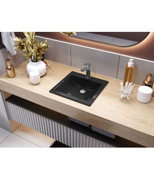 Умывальник накладной Status Brest Low 40 Black