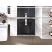 Умывальник, Раковина, Накладной Status Brest  Low 50 Black