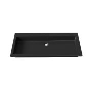 Умивальник, Раковина, накладний Status Deko Low 100 Black