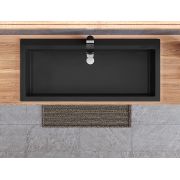 Умивальник, Раковина, накладний Status Deko Low 100 Black