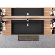 Умивальник, Раковина, накладний Status Deko Low 100 Black