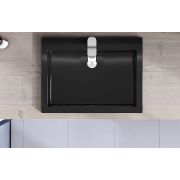 Умывальник, Раковина, накладной Status Deko Low 60 Black
