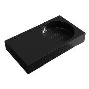Умивальник, Раковина, накладний Status Fency 80 L Black