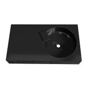 Умивальник, Раковина, накладний Status Fency 80 L Black