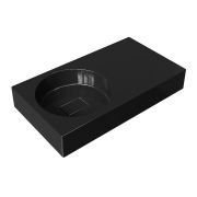 Умывальник, Раковина, накладной Status Fency 80 R Black