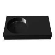 Умывальник, Раковина, накладной Status Fency 80 R Black