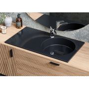 Умывальник, Раковина, накладной Status Fency Low 80 L Black