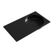 Умывальник, Раковина, накладной Status Fency Low 80 L Black