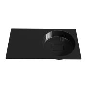 Умывальник, Раковина, накладной Status Fency Low 80 L Black