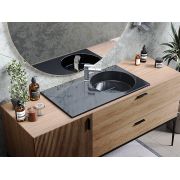 Умывальник, Раковина, накладной Status Fency Low 80 L Black