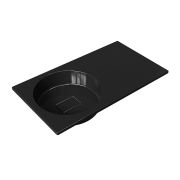 Умивальник, Раковина, накладний Status Fency Low 80 R Black