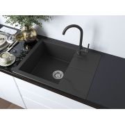 Гранітна кухонна мийка Lexona Granta 60 чорна