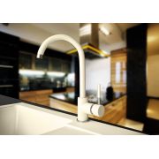 Кухонный смеситель для гранитной мойки CONTINENT FAVORIT i4 Бежевый