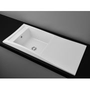 Гранітна кухонна мийка Lexona Aston Біла