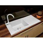 Гранітна кухонна мийка Lexona Aston Біла