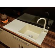 Гранітна кухонна мийка Lexona Aston Бежева