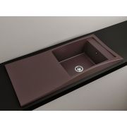 Гранітна кухонна мийка Lexona Aston Кориччнева