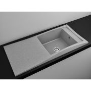 Гранітна кухонна мийка Lexona Aston Сіра