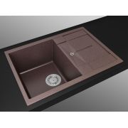 Гранітна кухонна мийка Lexona CANDY COMPACT коричнева