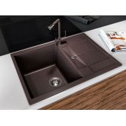 Гранітна кухонна мийка Lexona CANDY COMPACT коричнева