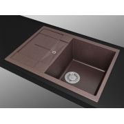 Гранітна кухонна мийка Lexona CANDY COMPACT коричнева