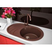 Гранитная кухонная мойка Lexona CONCEPT коричневый