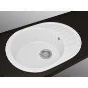 Гранітна кухонна мийка Lexona Dante біла