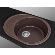 Гранітна кухонна мийка Lexona Dante коричнева