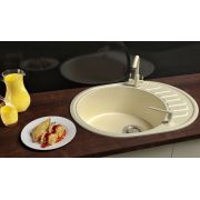 Гранитная кухонная мойка Lexona Dante бежевую