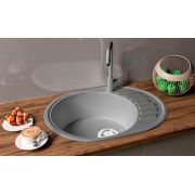 Гранітна кухонна мийка Lexona Dante сіра