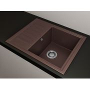 Гранітна кухонна мийка Lexona Galant коричнева