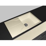 Гранітна кухонна мийка Lexona Granta бежева