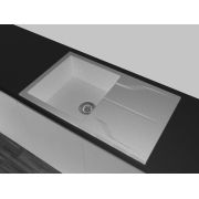 Гранітна кухонна мийка Lexona Granta сіра