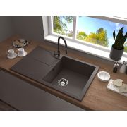 Гранитная кухонная мойка Lexona Granta коричневая