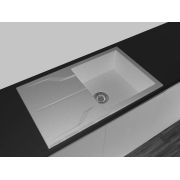 Гранітна кухонна мийка Lexona Granta сіра