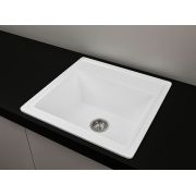 Гранітна кухонна мийка Lexona Isa біла