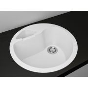 Гранітна кухонна мийка Lexona ISLAND біла