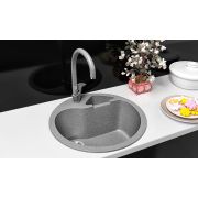 Гранітна кухонна мийка Lexona ISLAND сіра