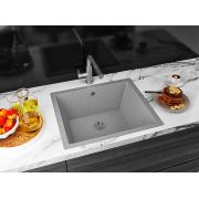 Гранитная кухонная мойка Lexona COMFORT серая