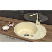  Гранітна кухонна мийка Lexona KOSH бежева