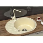  Гранітна кухонна мийка Lexona KOSH бежева