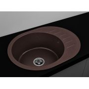Гранітна кухонна мийка Lexona KOSH коричнева