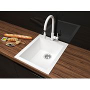  Гранітна кухонна мийка Lexona MIRA Compact біла