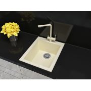 Гранитная кухонная мойка Lexona MIRA Compact бежевая