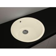 Гранитная кухонная мойка Lexona OLIVA бежевая