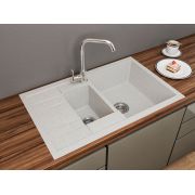 Гранітна кухонна мийка Lexona Omnia сіра