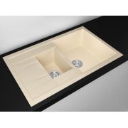 Гранітна кухонна мийка Lexona Omnia бежева