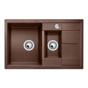 Гранітна кухонна мийка Lexona Omnia коричнева