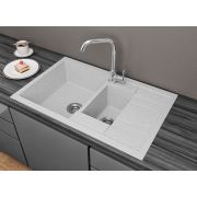 Гранітна кухонна мийка Lexona Omnia сіра